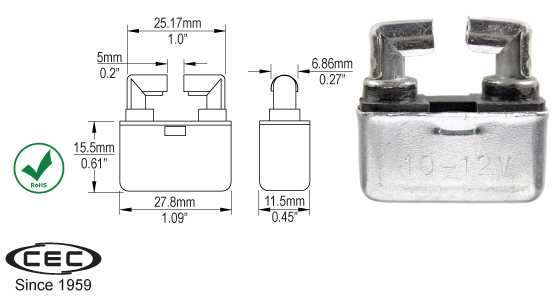 Fuse Clip Circuit Breakers, CB145