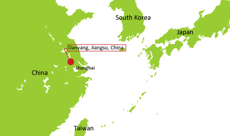 Danyang, Jiangsu, China Map