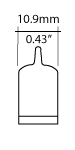 T3 1/4 Bulb Shape